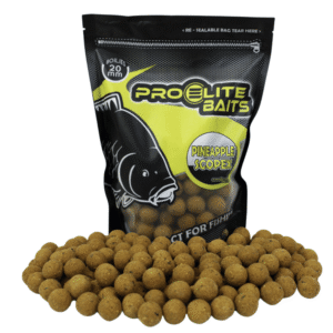 Boilies Pineapple & Scopex 20 mm 800 g Pro Elite Baits – Cebo especiado para carpas disponible en Carpext