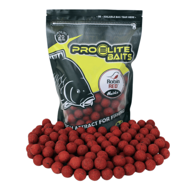 Boilies Robin Red 20 mm 800 g Pro Elite Baits – Cebo especiado para carpas disponible en Carpext
