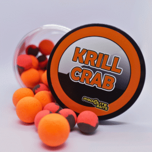 Pop-Ups Krill & Crab Fluor 14/20 mm – Cebos flotantes krill y cangrejo para carpfishing en Carpext