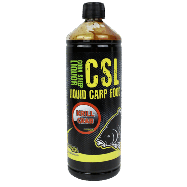 CSL Liquid Carp Food Krill & Crab – Aditivo líquido marino disponible en Carpext