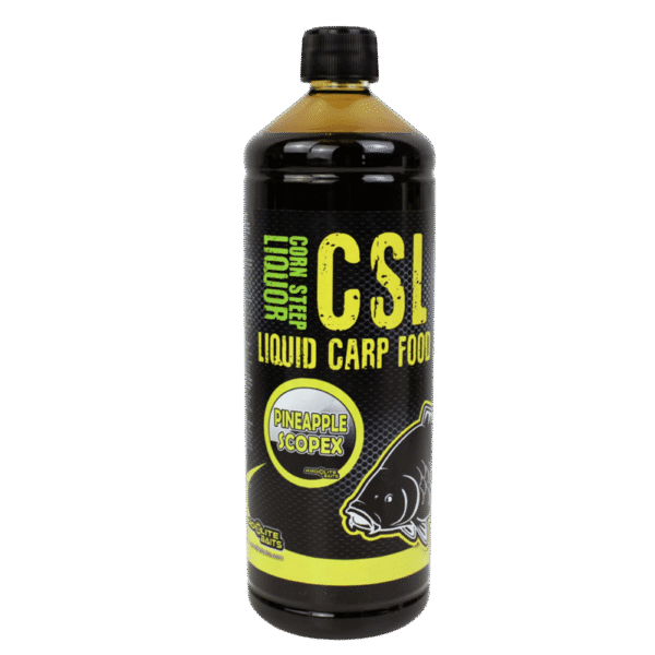 CSL Liquid Carp Food Pineapple & Scopex – Aditivo líquido dulce y cremoso disponible en Carpext