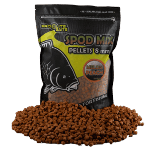 Spod Mix 8 mm Pellets Melon & Peach – Pellets de disolución controlada para carpfishing