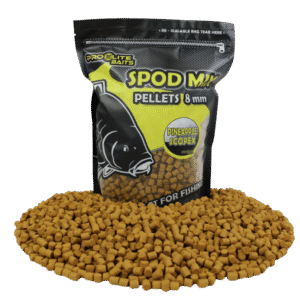 Spod Mix 8 mm Pellets Pineapple & Scopex – Pellets de cebado dulce y cremoso disponibles en Carpext