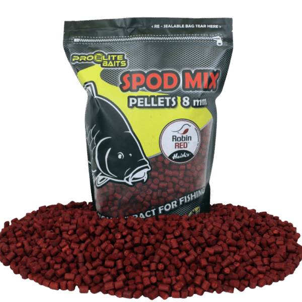 Spod Mix 8 mm Pellets Robin Red – Pellets de cebado con aroma Robin Red disponibles en Carpext