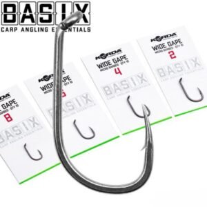 Anzuelos Korda Basix Wide Gape pack de 10 unidades disponibles en Carpext