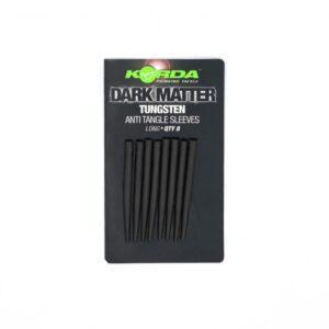 Korda Dark Matter Anti Tangle Sleeves disponibles en versión Short y Long en Carpext
