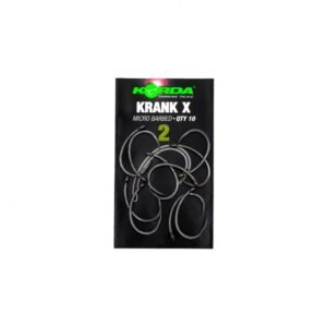 Anzuelos Korda Krank X en tallas 4, 6 y 8 disponibles en Carpext