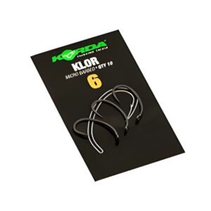Anzuelos Korda Klor disponibles en tamaños 4, 6 y 8 para carpfishing – Carpext