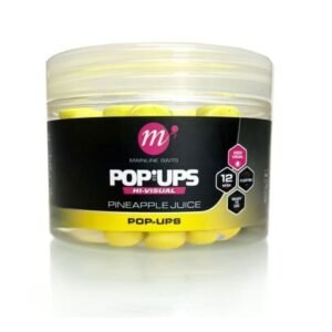 Mainline High Visual Mini Pop-Up Pineapple Juice 12 mm – Cebo flotante vistoso y afrutado para carpfishing en Carpext