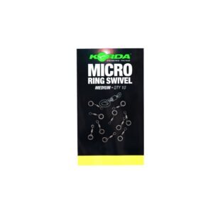 Micro Rig Ring Swivel Medium de Korda para rigs avanzados de carpfishing – Disponible en Carpext