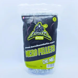 micropellets chu miel kamikaze baits 800 g para carpfishing