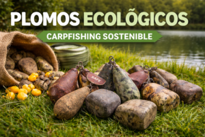 plomos ecológicos carpfishing para pesca de carpas