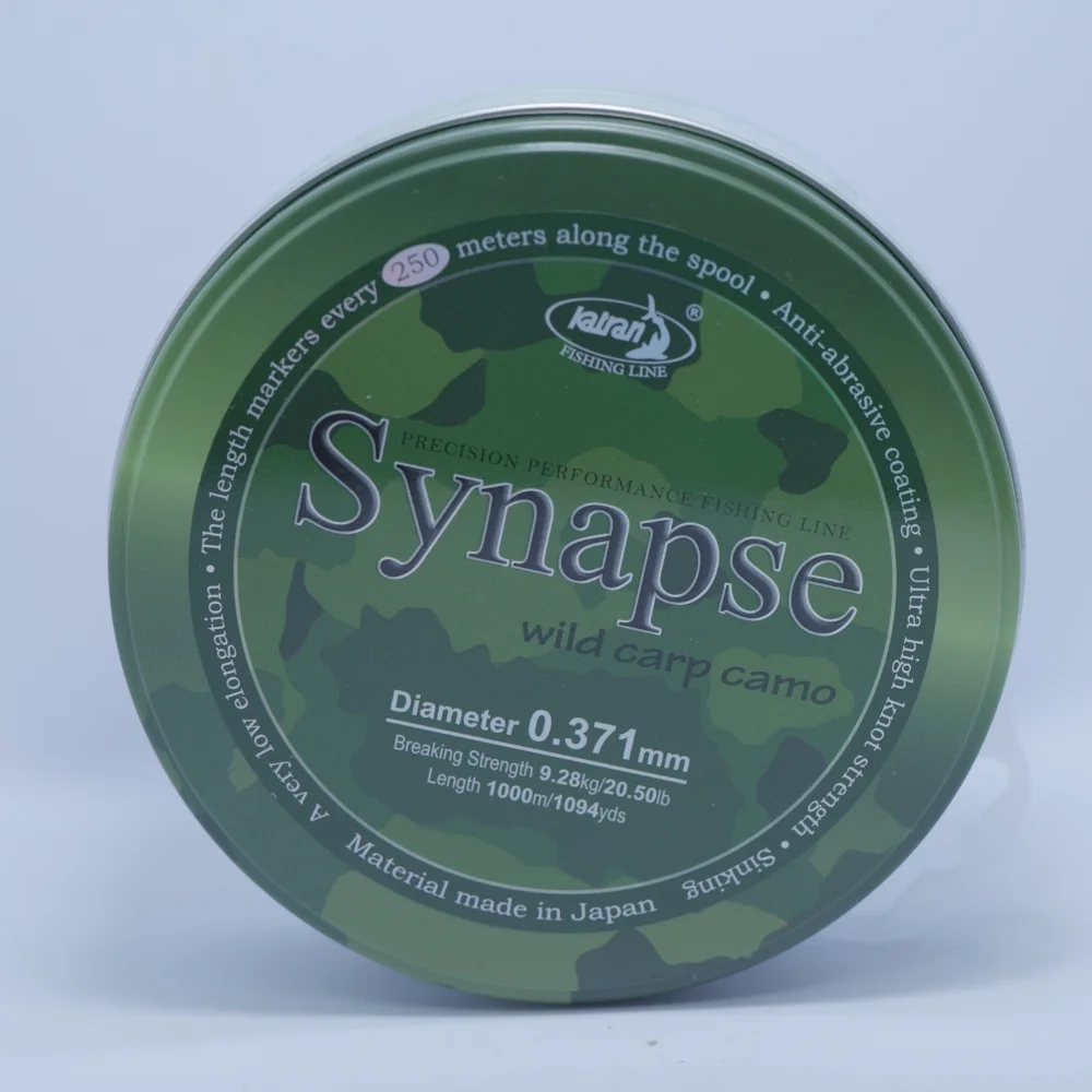 Hilo Synapse Wild Carp Camo 0,371 mm 1000 m Katran para carpfishing