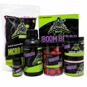 Pack Boomberry Kamikaze Baits con cebos líquidos y pop ups