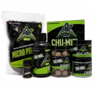 Pack Chu-Miel Kamikaze Baits con cebos líquidos y pop ups