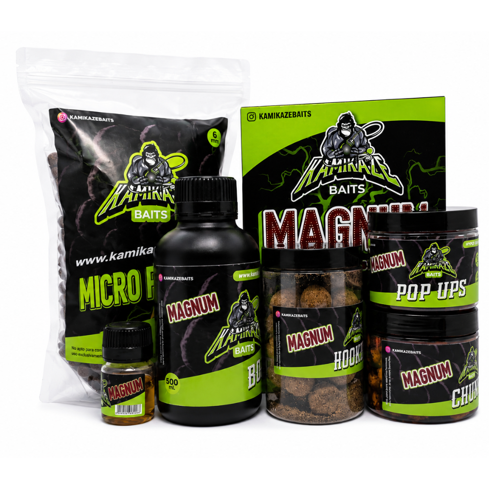 Pack Magnum Kamikaze Baits con cebos líquidos y pop ups