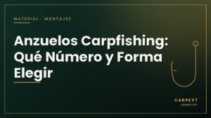 Anzuelos carpfishing: guía para elegir el número y la forma según el cebo y el montaje