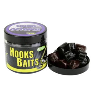 Hook Pellets Liquid Booster 14/20 mm Squid & Octopus – Cebo de anzuelo con aroma marino disponible en Carpext
