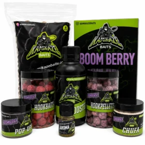 Pack Boomberry completo Kamikaze Baits para carpfishing