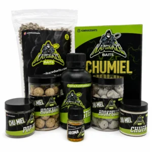 Pack Chu-Miel completo Kamikaze Baits para carpfishing
