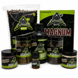 Pack Magnum completo Kamikaze Baits para carpfishing