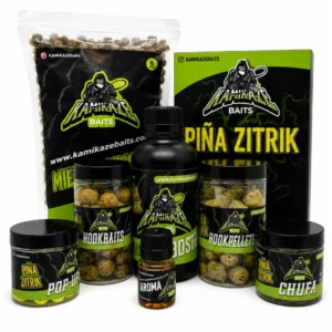 Pack Piña Zitrik completo Kamikaze Baits para carpfishing