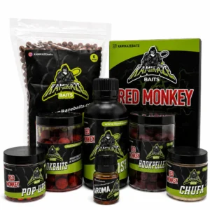 Pack Red Monkey completo Kamikaze Baits para carpfishing