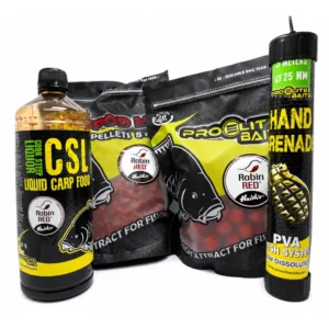 Pack Stick Robin Red Pro Elite con CSL pellets boilies y malla PVA