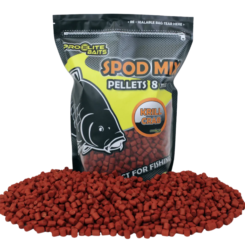 Spod Mix 8 mm Pellets Krill & Crab – Pellets de cebado marino disponibles en Carpext