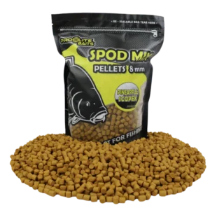 Spod Mix 8 mm Pellets Pineapple & Scopex – Pellets de cebado dulce y cremoso disponibles en Carpext
