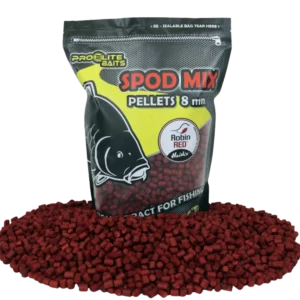 Spod Mix 8 mm Pellets Robin Red – Pellets de cebado con aroma Robin Red disponibles en Carpext