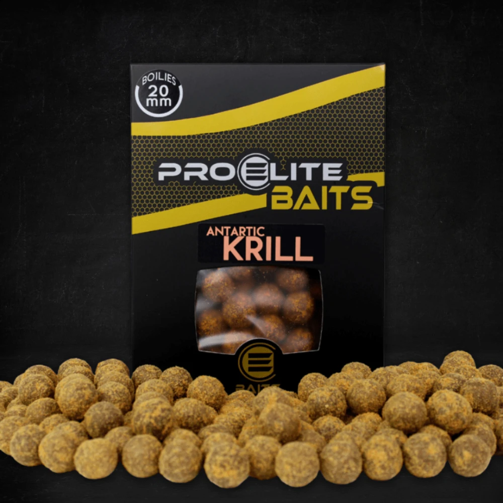 Boilies Pro Elite Baits Gold Antartic Krill 20 mm 1 kg