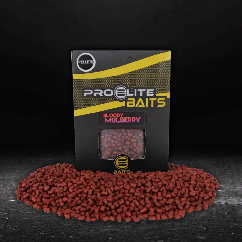 Pellets Pro Elite Baits Gold Bloody Mulberry 6 mm 1 kg
