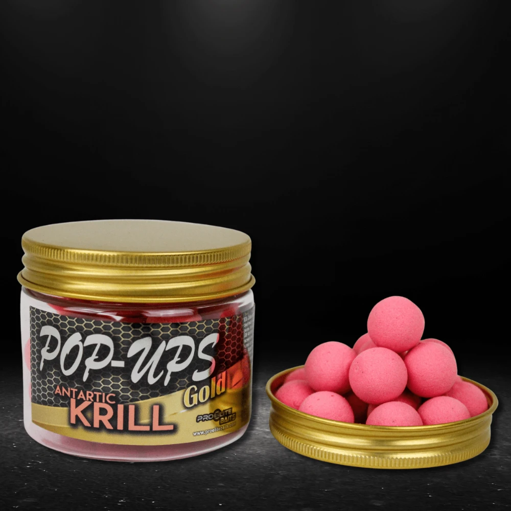 Pop Ups Pro Elite Baits Gold Antartic Krill Natural