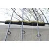 Bivvy Rod Holder – Barra de tensión ajustable con portacañas de velcro para 3 cañas en carpfishing