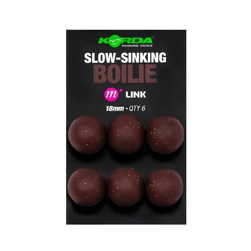 Korda Slow Sinking Boilie Link 18 mm – Boilie artificial hundimiento lento para carpfishing en Carpext