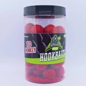 Hookbaits Red Monkey 20 mm – Kamikaze Baits, cebo endurecido especiado para carpfishing