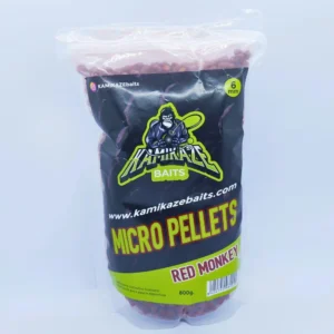 Micro Pellets Red Monkey 4 mm – Kamikaze Baits, cebo microgranulado para carpfishing