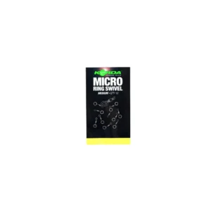 Micro Rig Ring Swivel Medium de Korda para rigs avanzados de carpfishing – Disponible en Carpext