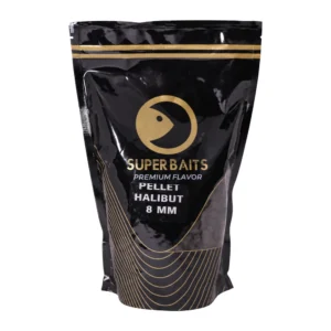 Pellets Superbaits Halibut Perforados 8 mm 800 g
