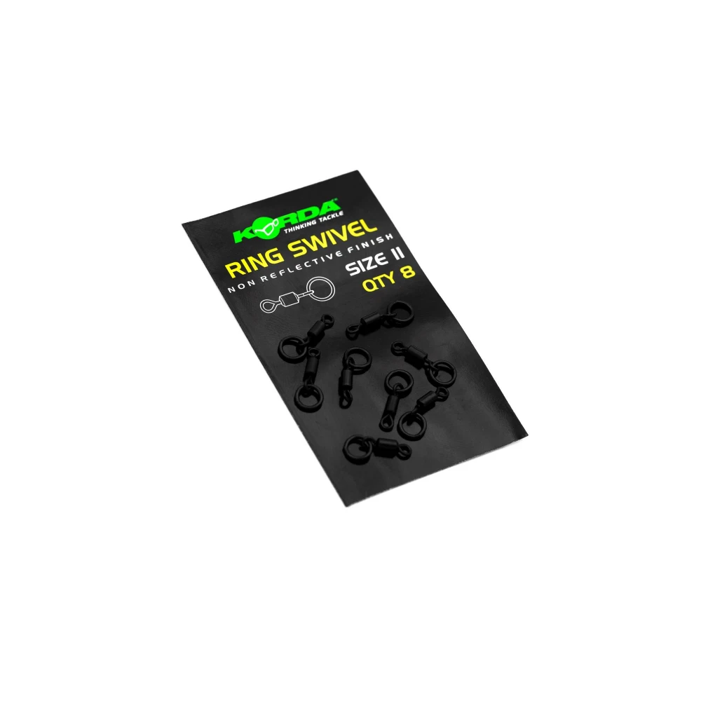 Ring Swivels Korda Size 11 y 8 – Microemerillón con anilla para carpfishing en Carpext