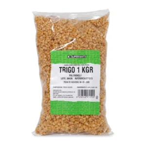 Trigo Superbaits 1 kg cocido y PVA friendly para carpfishing